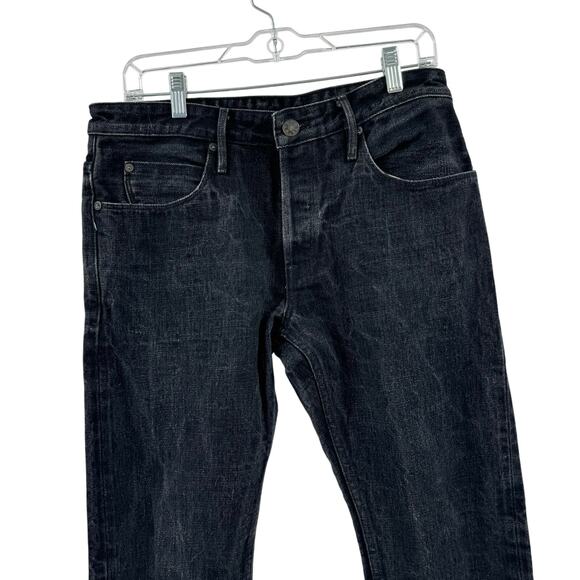 Freenote Avila black 100% cotton Slim fit selvedge denim jeans - Picture 2 of 9